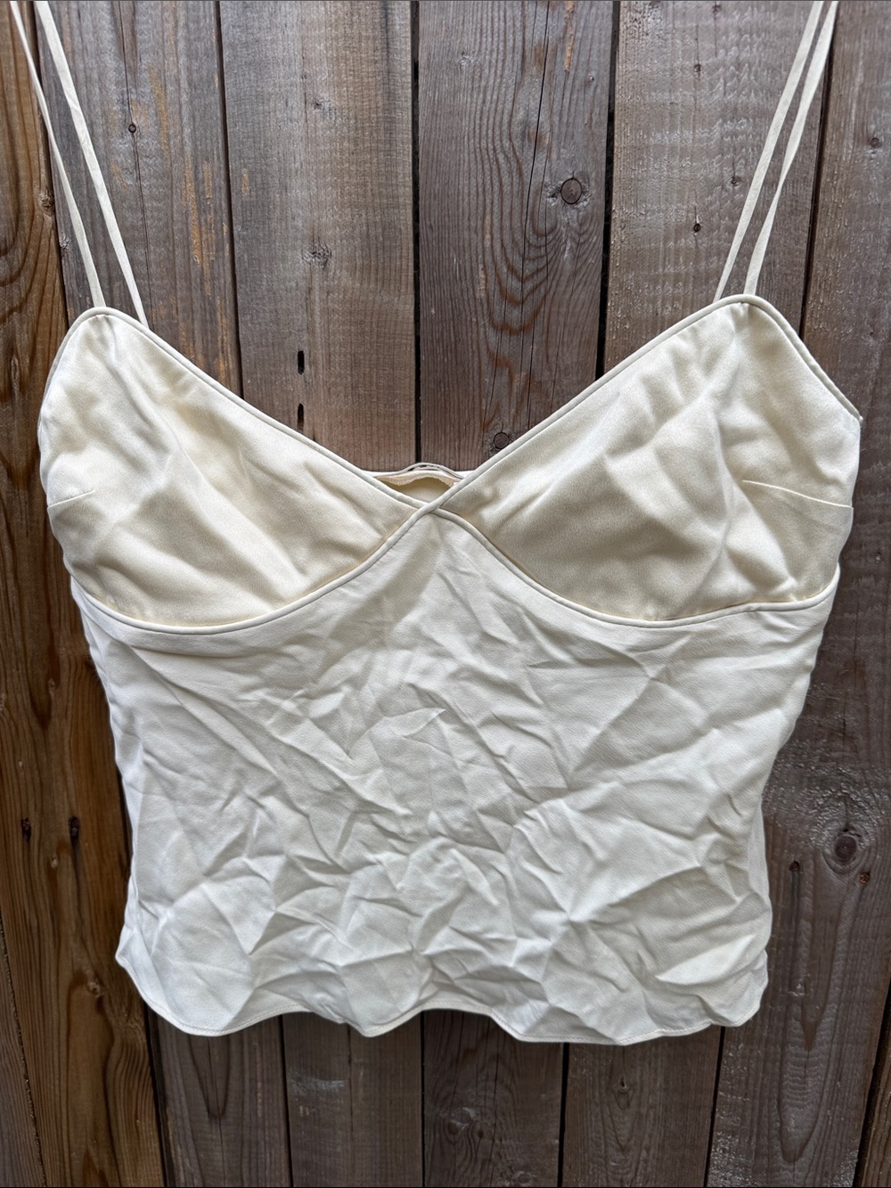 Doen Laney silk top in ivory - Picture 3 of 12